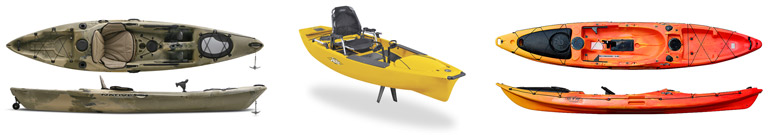 Sit-on-top kayaks